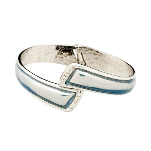 Color Pursehook - Silver with Clear Crystals - FUMI - www.pursehook.com