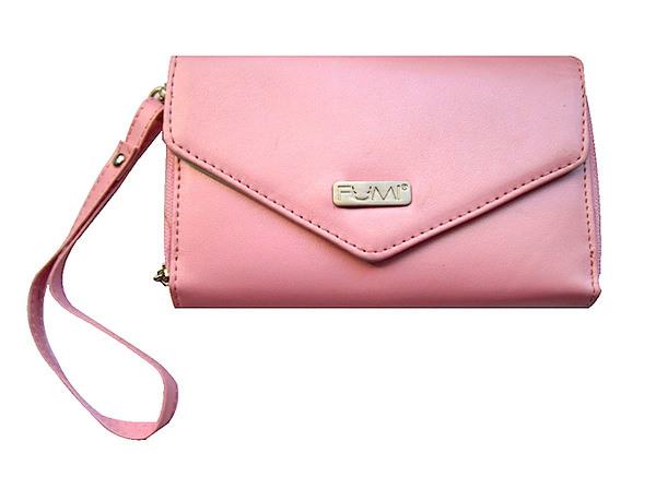 Wallet - Cell Phone Wallet - Light Pink - FUMI - www.pursehook.com